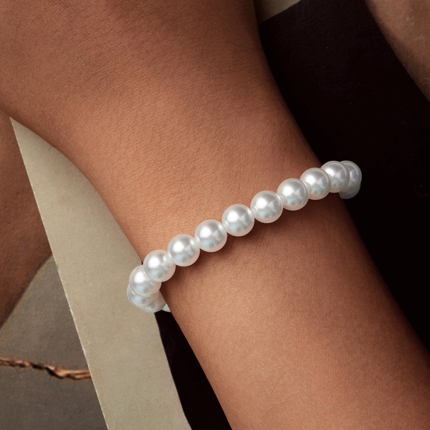 Classic and elegant pearl bracelet s925 pure silver with a high-end feel and simple temperament