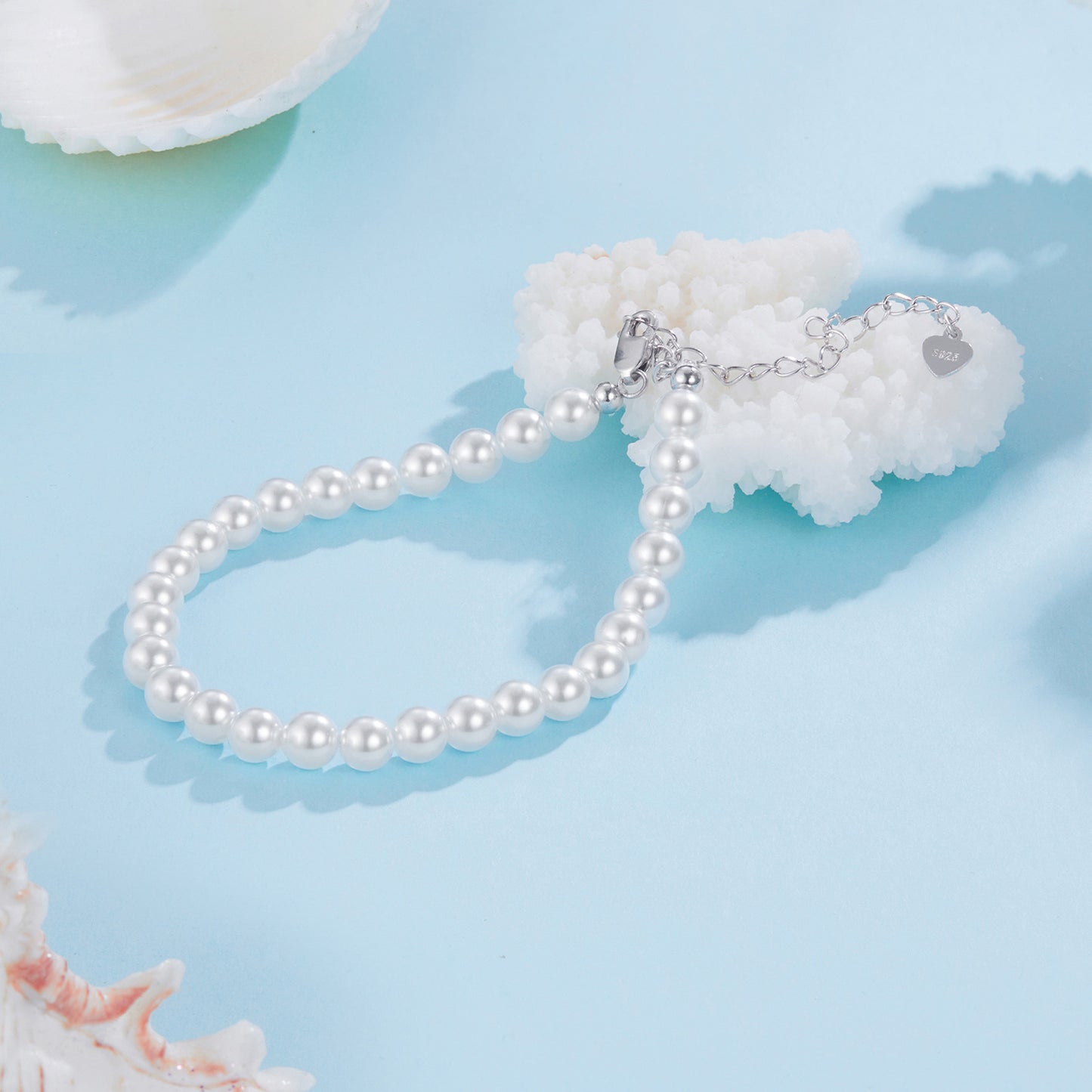 Classic and elegant pearl bracelet s925 pure silver with a high-end feel and simple temperament