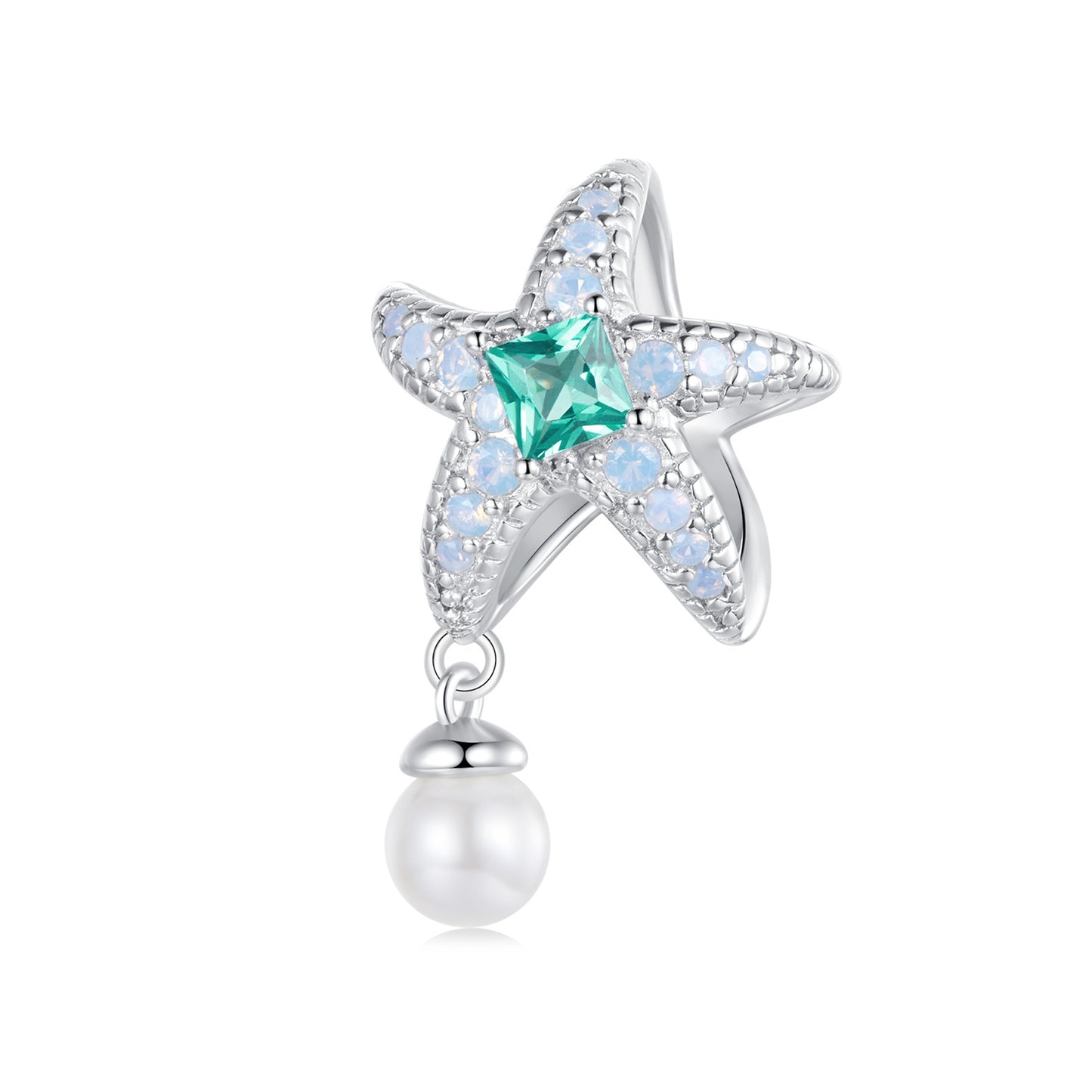 Summer Ocean Exquisite Sea Star Bead DIY Bead s925 Pure Silver