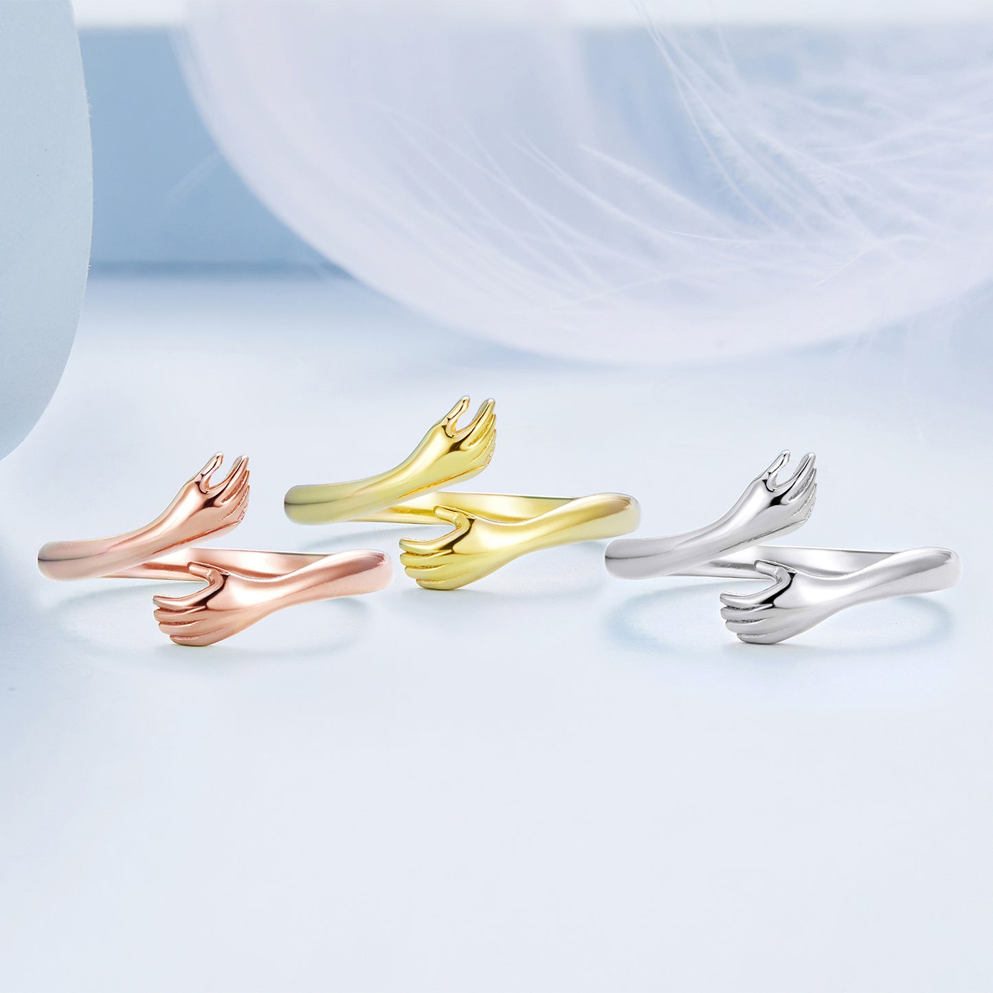 Embrace Open Ring Warm Embrace Fashion Simple Fashion Ring