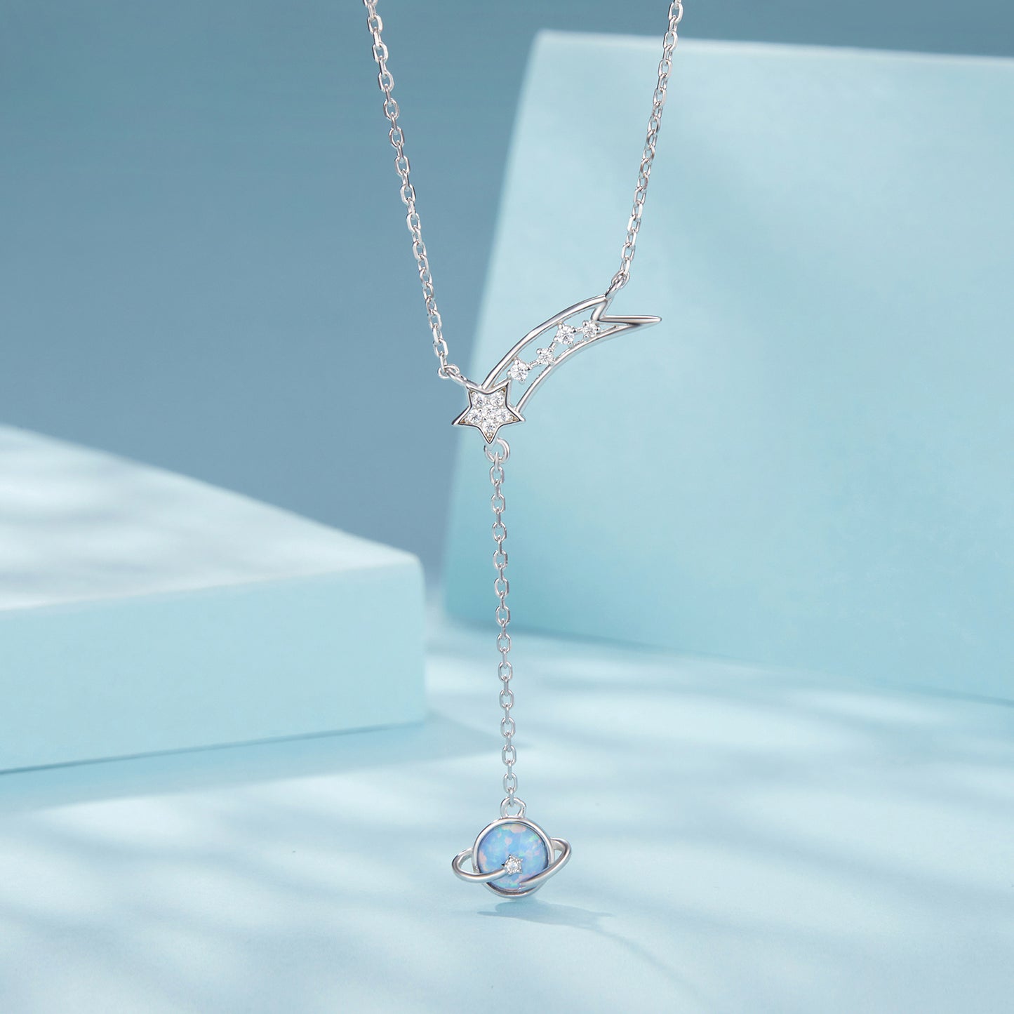 Versatile and high-end planet Auspicious necklace s925 pure silver necklace