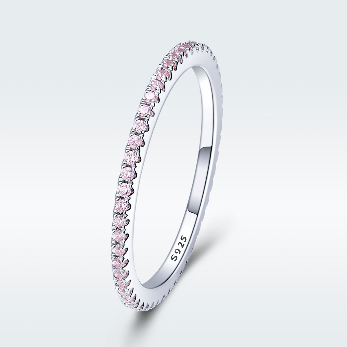 Minimalist Fashion Diamond encrusted Women's Minimalist Ring S925