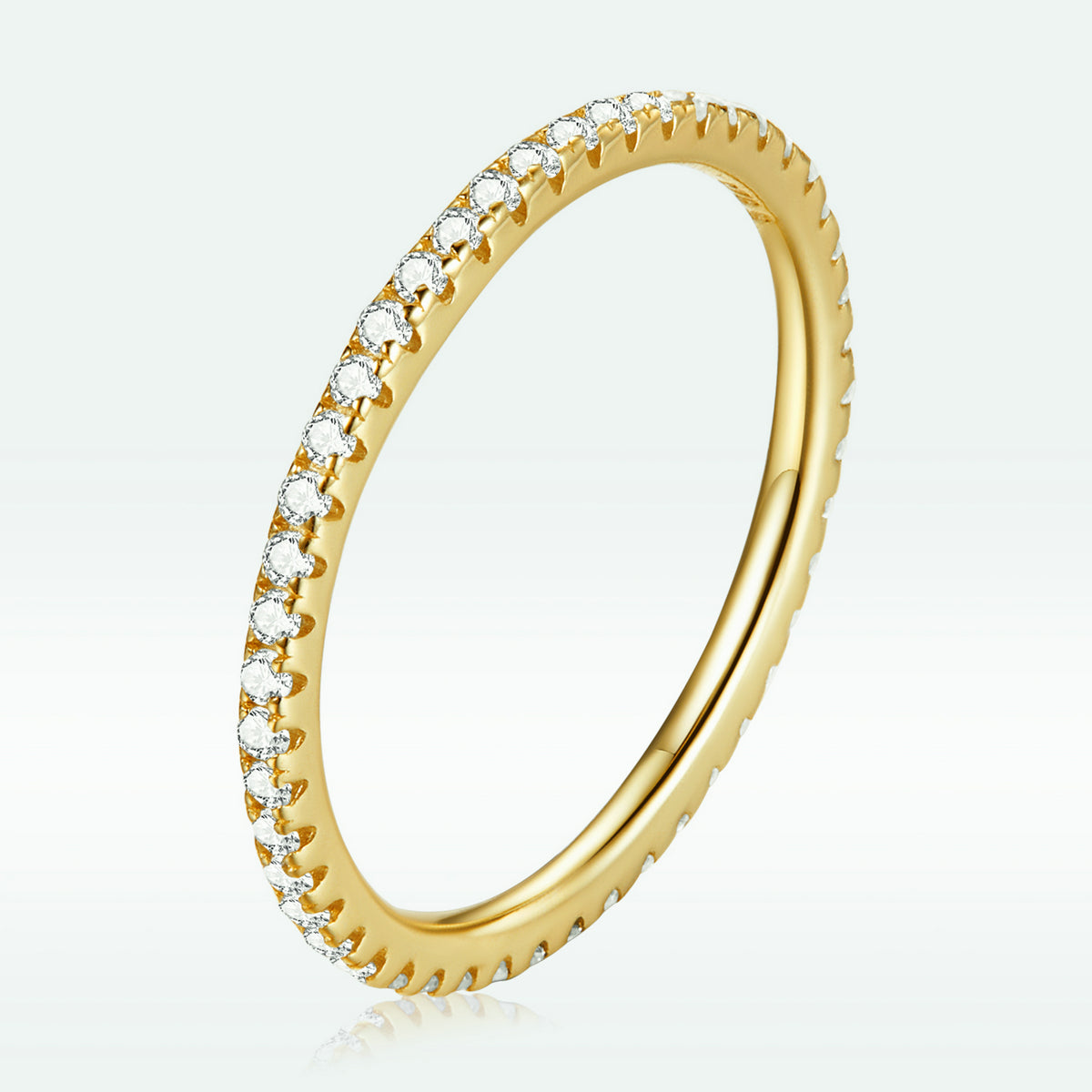 Minimalist Fashion Diamond encrusted Women's Minimalist Ring S925